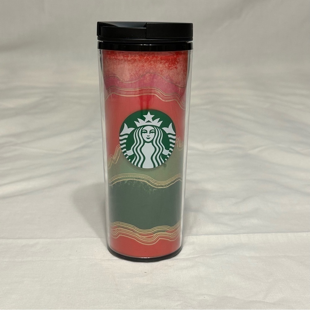 Starbucks Christmas Holiday 2021 Red Tumbler 16 oz